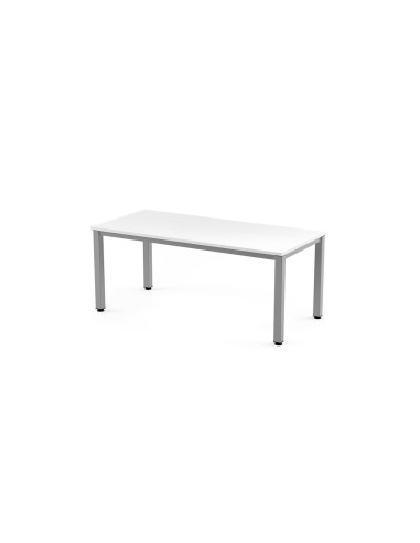 MESA OFICINA ROCADA EXECUTIVE 2003AD04 ALUMINIO/BL.180X80 CM