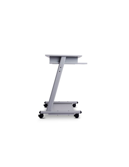 MESA PC ROCADA RD-9100 SIST. BLOQ.  RUEDAS EST.MET.BAND.TECL EXTRABLE