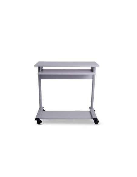 MESA PC ROCADA RD-9100 SIST. BLOQ.  RUEDAS EST.MET.BAND.TECL EXTRABLE