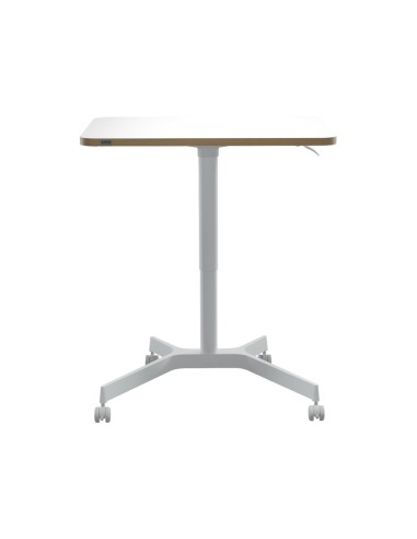 MESA LEITZ ERGO REG.EN ALTURA NEUMATICA TABLERO 80X60 CM 4 RUEDAS BL.