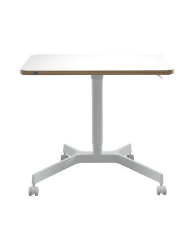 MESA LEITZ ERGO REG.EN ALTURA NEUMATICA TABLERO 80X60 CM 4 RUEDAS BL.
