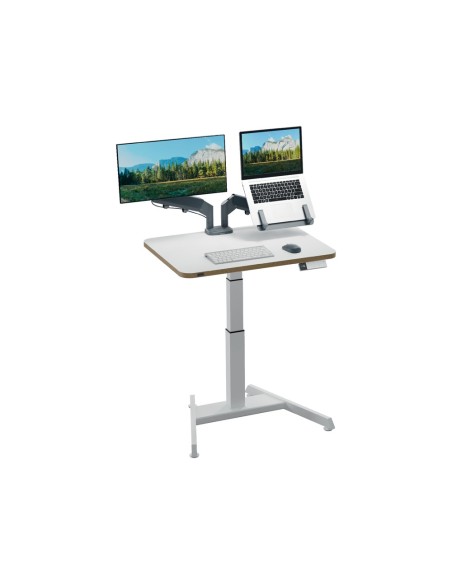 MESA LEITZ ERGO REG.EN ALTURA ELECTRICAMENTE 80X60CM USB-C USB 5V BL.