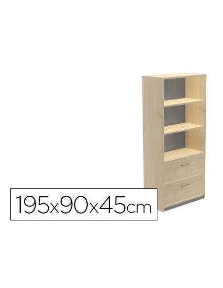 ARMARIO ROCADA TRES EST.2 CAJ.INFERIORES STORE 195X90X45 CM AA01