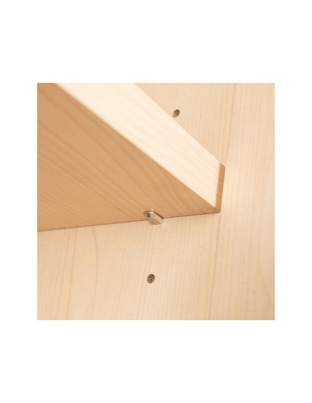 ARMARIO ROCADA 4 EST.2 PUERTAS STORE 195X90X45 CM AB04 AL./BL.