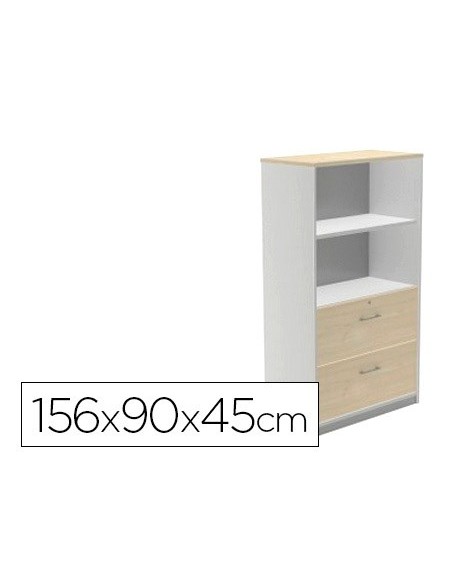 ARMARIO ROCADA 2 EST.2 CAJ.INFERIORES STORE 156X90X45 CM AB01