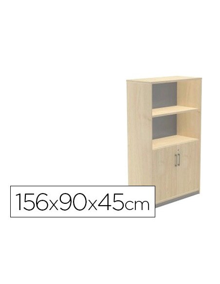 ARMARIO ROCADA 2 EST.2 PUERTAS INFERIORES STORE 156X90X45 CM AA01