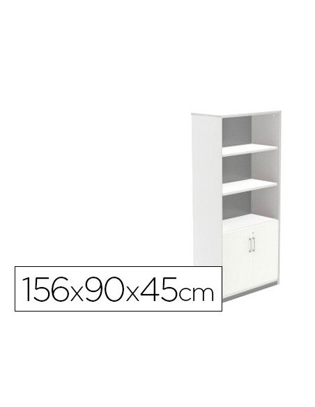 ARMARIO ROCADA 2 EST.2 PUERTAS INFERIORES STORE 156X90X45 CM AW04