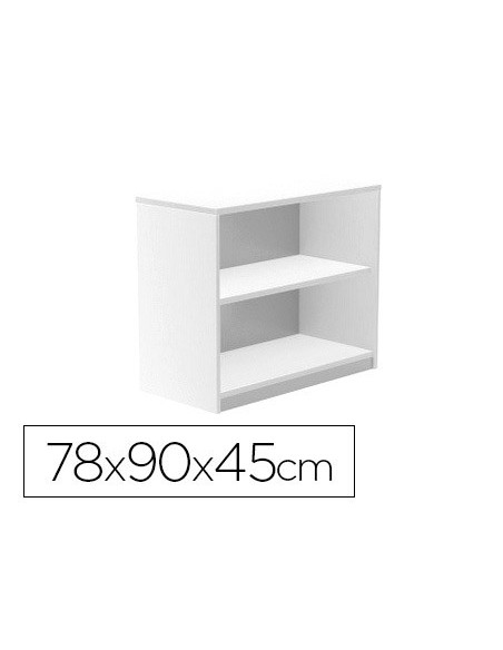 ARMARIO ROCADA 2 EST.SERIE STORE 78X90X45 CM AW04 BL./BL.