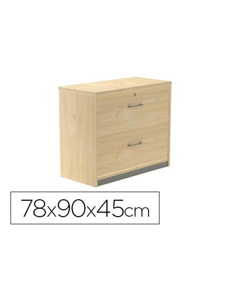 ARMARIO ROCADA 2 CAJ.SERIE STORE 78X90X45 CM AA01 HAYA/HAYA