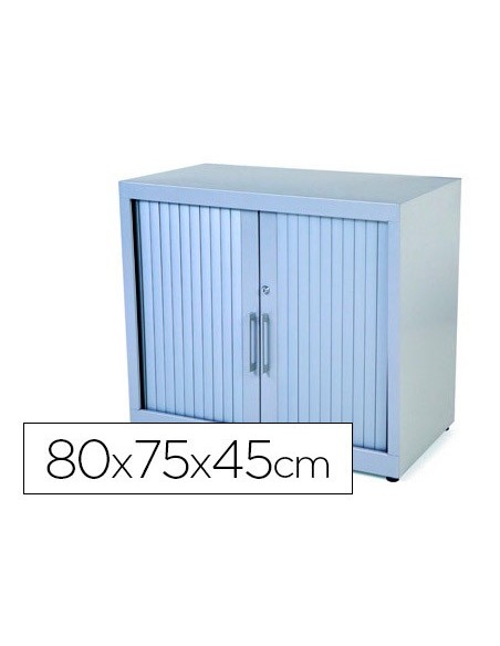 ARMARIO MET.ROCADA 2 PERSIANA  UNA BALDA STORE 80X75X45 CM AC00