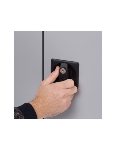 ARMARIO MET.ROCADA 2 PB UNA BALDA 90X70X45 CM AC00 GRIS/GRIS