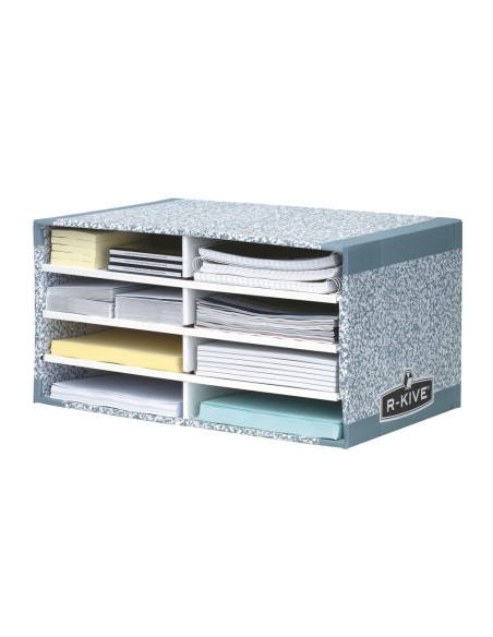 MODULO CLASIF.CARTON FELLOWES C/8 COMPARTIMENTOS 490X310X260MM