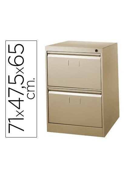 FICHERO CAJ. SUELO METALICO 2 CAJ. 71CM ALTO,65CM PROF,47,5 ANCHOCOLO
