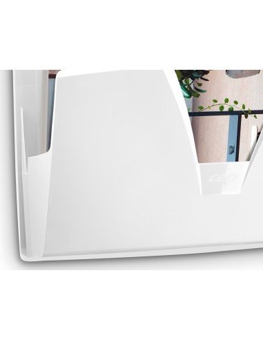 EXPOSITOR MURAL CEP PROTECT ANTIBACTERIANO PLAST.BL.361X86X270MM