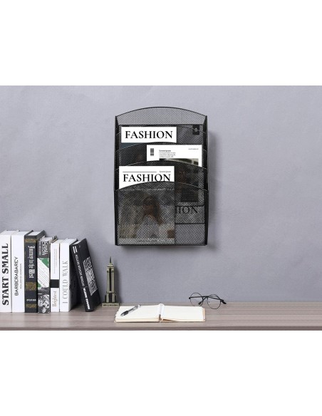 EXPOSITOR MURAL Q-CON.PARED 5 BANDEJAS DIN A4 NG.9,3X31,5X44 CM