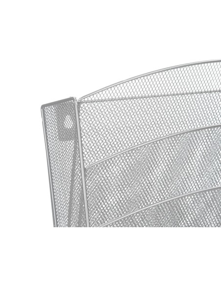 EXPOSITOR MURAL Q-CON.PARED 5 BANDEJAS DIN A4 PLATEADO 9,3X31,5X44 CM