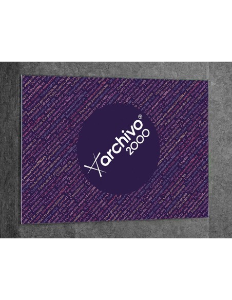 EXPOSITOR MURAL ARCHIVO 2000 COMP. PARED ADH.PO TPTE.DIN A3 420X300MM
