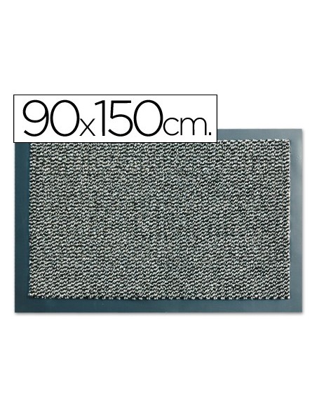 ALFOMBRA FAST ANTIPOLVO LAVABLE GRIS 90X150 CM