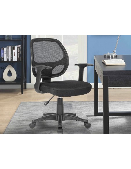 SILLA GIRATORIA Q-CON.REGULABLE ALTURA 870+120MMX550MMX590MM NG.