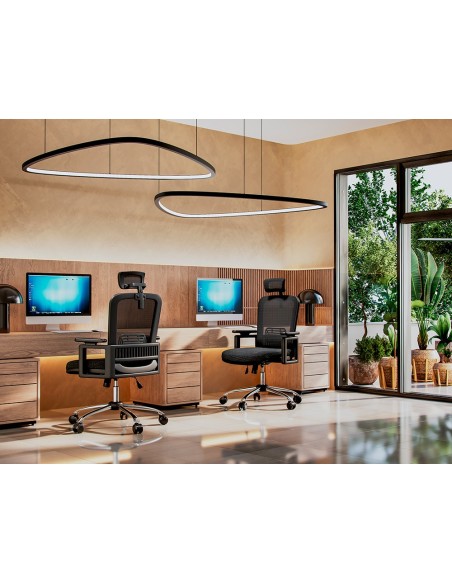 SILLA DIRECCION Q-CON.ERGONOMICA BASE METAL RESP.ALTO NG.