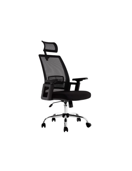 SILLA DIRECCION Q-CON.ERGONOMICA BASE METAL RESP.ALTO NG.