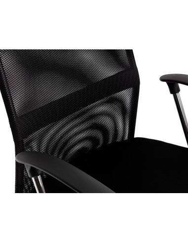 SILLA DIRECCION Q-CON.RESP.ALTO REG.ALTURA 1110+100MM PIEL Y MALLA NG