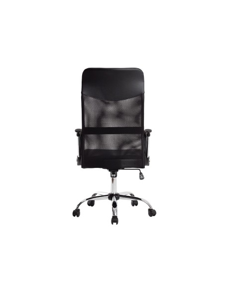 SILLA DIRECCION Q-CON.RESP.ALTO REG.ALTURA 1110+100MM PIEL Y MALLA NG