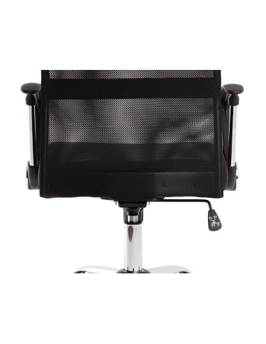 SILLA DIRECCION Q-CON.RESP.ALTO REG.ALTURA 1110+100MM PIEL Y MALLA NG