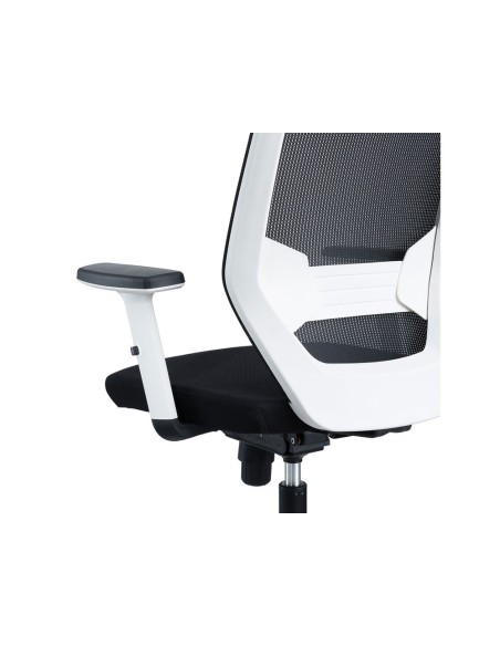 SILLA ROCADA BRAZOS REGULABLES MALLA NG. TELA IGNIFUGA NG.COLOR BL.