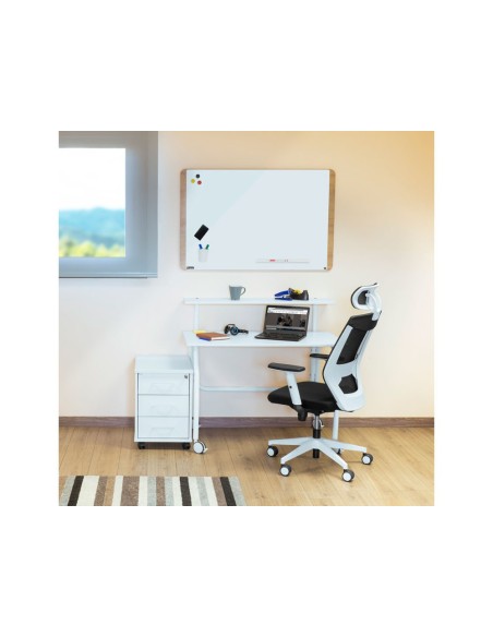 SILLA ROCADA BRAZOS REGULABLES MALLA NG. TELA IGNIFUGA NG.COLOR BL.