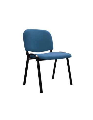 SILLA APILABLE Q-CON.BRAZOS CORTOS TAPIZADA SIN RIEDAS 81 CM ALTO 47