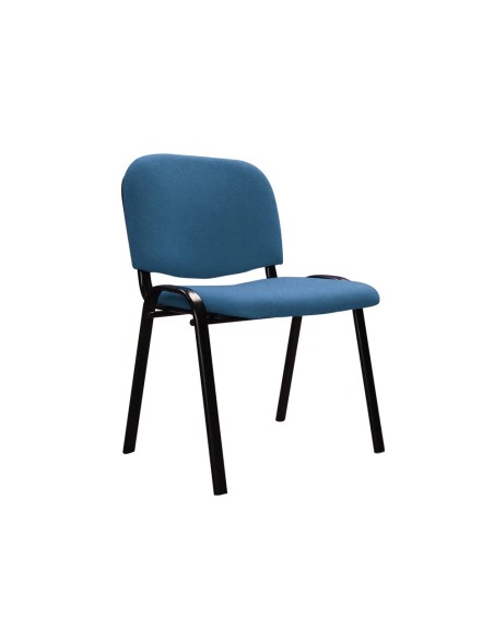 SILLA APILABLE Q-CON.BRAZOS CORTOS TAPIZADA SIN RIEDAS 81 CM ALTO 47