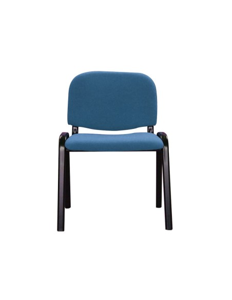 SILLA APILABLE Q-CON.BRAZOS CORTOS TAPIZADA SIN RIEDAS 81 CM ALTO 47