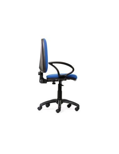 SILLA ROCADA BRAZOS AZ.DIAMETRO BASE 610 MM RESPALDO 490 MM X 420 MM