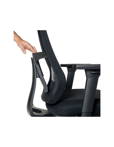 SILLA RD DIREC BASE POLIMERO RESPALD MALLA ASIENT TELA AZ. BRAZ. REG.