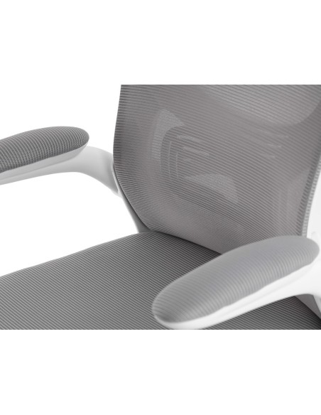 SILLA Q-CON.ERGO.PALERMO MALLA BASE NYLON AL.MAX 1300X610X600 BL.GRIS