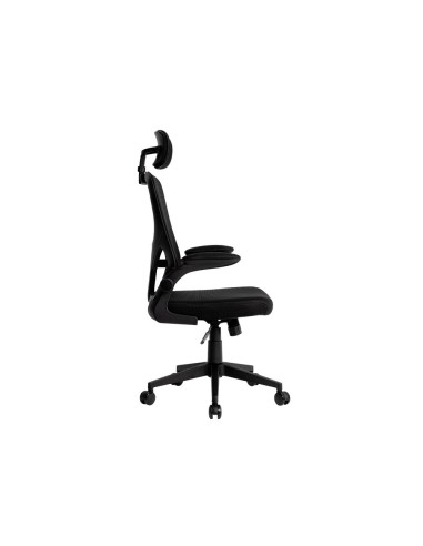 SILLA Q-CON.ERGO PALERMO MALLA BASE NYLON ALT MAX 1300X610X600 NG.