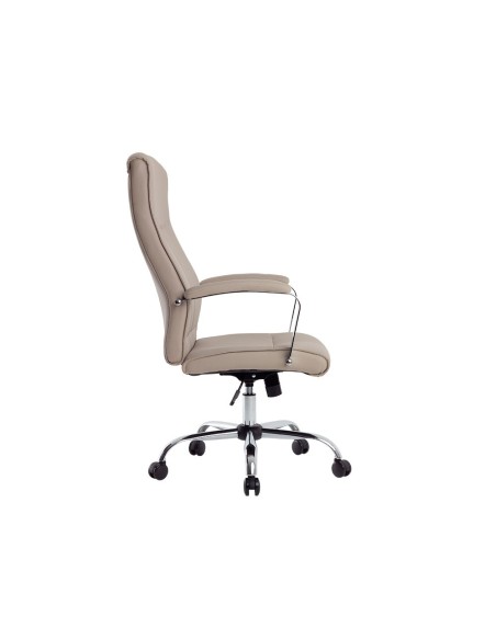 SILLA Q-CON.DIREC MODENA SIMIL PIEL B.MET.ALT MAX 1210X630X650MM GRIS