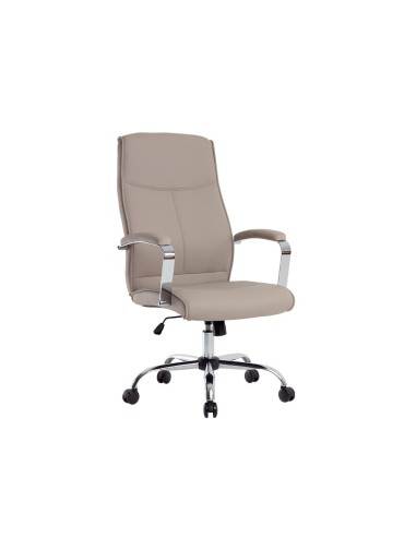 SILLA Q-CON.DIREC MODENA SIMIL PIEL B.MET.ALT MAX 1210X630X650MM GRIS