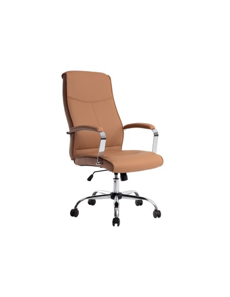 SILLA Q-CON.DIREC MODENA SIM PIEL B. MET.ALT MAX 1210X630X650MM CREMA