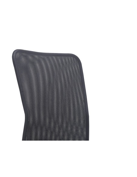 SILLA Q-CON. PARMA MALLA SIN BRAZOS ALT MAX 990X480X590 NG.