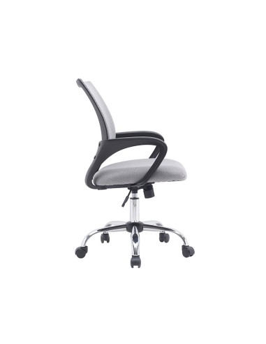 SILLA Q-CON.SIENA MALLA BASE MET.ALT MAX 1000X560X570 BL.GRIS