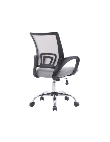 SILLA Q-CON.SIENA MALLA BASE MET.ALT MAX 1000X560X570 BL.GRIS