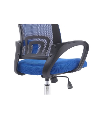 SILLA Q-CON.SIENA MALLA BASE MET.ALT MAX 1000X560X570 RUEDAS NG.AZ.