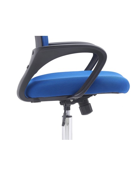 SILLA Q-CON.SIENA MALLA BASE MET.ALT MAX 1000X560X570 RUEDAS NG.AZ.