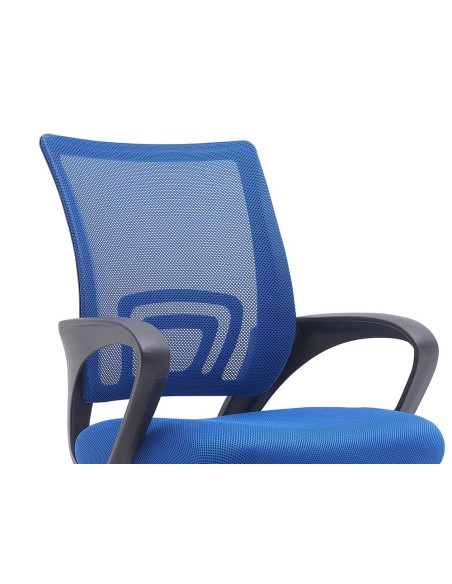 SILLA Q-CON.SIENA MALLA BASE MET.ALT MAX 1000X560X570 RUEDAS NG.AZ.