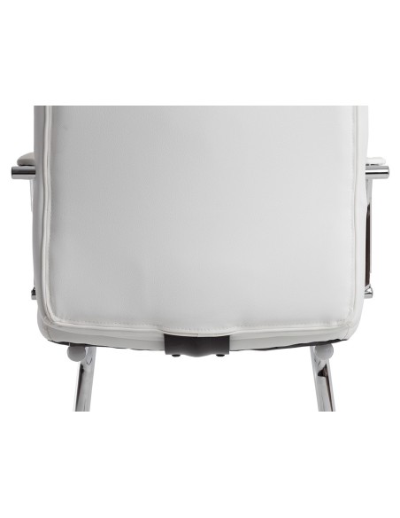 SILLA Q-CON.  PIA VE SIMIL PIEL BASE MET.ALT MAX 1050X610X680 BL.