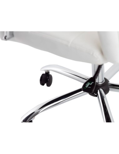 SILLA Q-CON.DIREC PIAV E SIM PIEL BASE MET.ALT MAX 1250X610X700MM BL.