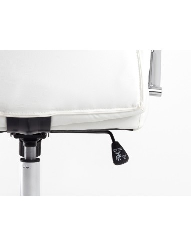 SILLA Q-CON.DIREC VERONA SIM PIEL BASE MET.ALT MAX 1210X650X730MM BL.