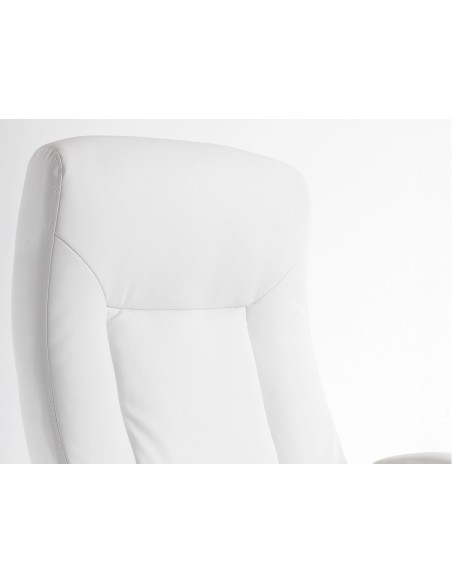 SILLA Q-CON.DIREC VERONA SIM PIEL BASE MET.ALT MAX 1210X650X730MM BL.